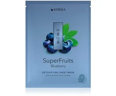 Korika Superfruits Blueberry Detoxifying Sheet Mask 25 g