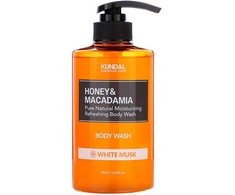 Kundal Dušo želė Honey &amp; Macadamia Baltas Musk (Kūno prausiklis) 500 ml