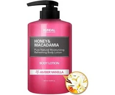 Kundal maitininantis Losjonas kūnui Honey &amp; Macadamia Amber Vanilla (Losjonas kūnui) 500 ml