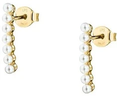 La Petite Story Gold-plated drop earrings with artificial pearls Sidabrinis LPS01AWV90