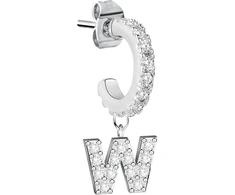 La Petite Story Vienviečiai auskarai "W" LPS02ARQ83