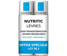 La Roche-Posay Nutritic Lèvres Lūpų balzamas Set 2 x 4.7 ml