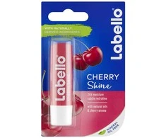 Labello Cherry Shine 24h Moisture Lūpų balzamas Lūpų balzamas moterims, 4,8 g