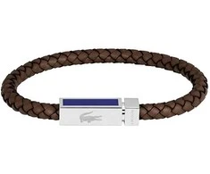 Lacoste Ruda odinė apyrankė vyrams Rockel 2040450