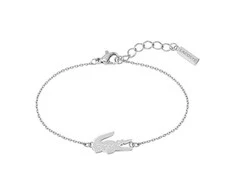 Lacoste Decent steel bracelet for women Crocodile 2040046