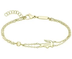 Lacoste Double auksinis-plated Crocodile bracelet 2040581