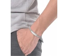 Lacoste Adventurer 2040091 madinga plieno apyrankė