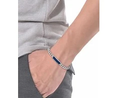 Lacoste Madinga plieno apyrankė vyrams Set&amp;Match 2040097