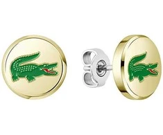 Lacoste Auksuoti auskarai su krokodilu Arthor 2040498