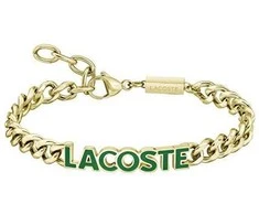 Lacoste Auksuota vyriška plieninė apyrankė Script 2040477
