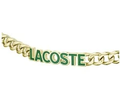 Lacoste Auksuota vyriška plieninė apyrankė Script 2040477