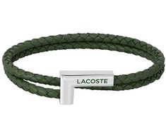 Lacoste Žalia odinė apyrankė Swarm 2040151