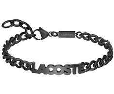 Lacoste Juodas men´s steel bracelet Script 2040478