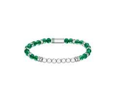 Lacoste Matchpoint žalias agate beaded bracelet 2040591