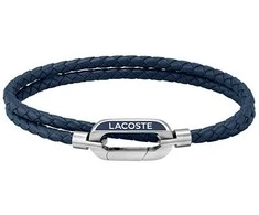 Lacoste Vyriška odinė apyrankė Starboard 2040112