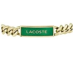 Lacoste Šiuolaikinė paauksuoto plieno apyrankė 2040323