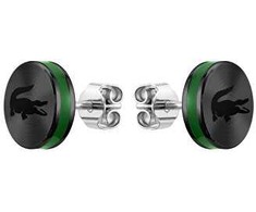 Lacoste Modernūs plieniniai auskarai su įsmeigtukais Baseline 2040086