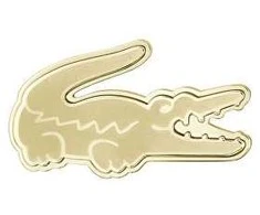 Lacoste Originali paauksuota sagė „Krokodilas“ 2040484