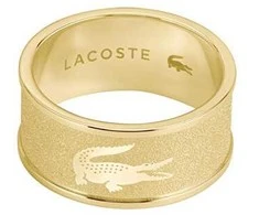 Lacoste Stilingas paauksuotas vyriškas žiedas su užlenkta ranka 2040486