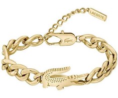 Lacoste Moteriška paauksuota apyrankė Crocodile 2040374