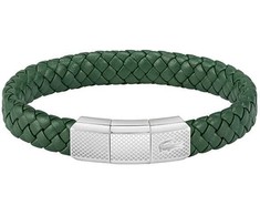 Lacoste Žalia odinė apyrankė Rokel 2040284