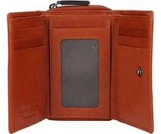 Lagen Moteriška odinė piniginė LG-7643 COGNAC