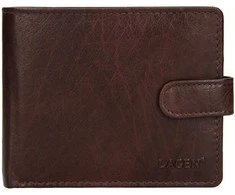 Lagen Men´s leather wallet E-1036 BRN
