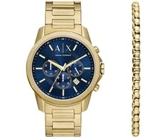 Laikrodis Armani Dárkový set Banks Chronograph + náramek AX7151SET