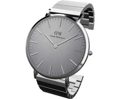 Laikrodis Daniel Wellington Klasikinis 40 sterlingų pianinas S šlifuotas sidabras DW00100775