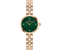Moteriškas laikrodis DANIEL WELLINGTON Elan Lumine Malachite Rose Gold 22mm DW00100721 + BOX (zw522c)