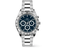 Laikrodis Daniel Wellington Iconic Tachymeter 42 3-Link Arctic S DW00100949