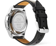 Laikrodis Daniel Wellington Iconic Tachimetras 42 Sheffield Baltas Juodas S DW00100951
