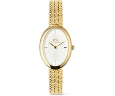 Laikrodis Daniel Wellington Juliette Braided Mesh Baltas Sunray Gold DW00100882