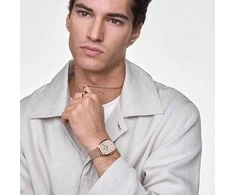 Laikrodis Daniel Wellington Marlon Wire Linen Rose Gold DW00100815