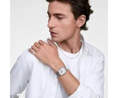 Laikrodis Daniel Wellington Marlon Wire Linen Sidabrinis DW00100812