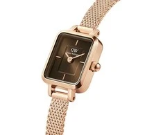 Laikrodis Daniel Wellington Micro Quadro Mini Melrose Amber DW00100649