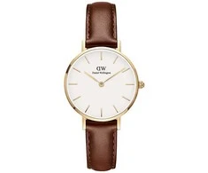 Laikrodis Daniel Wellington Petite 28 ST Mawes Gold Baltas DW00100552