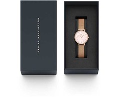 Laikrodis DANIEL WELLINGTON DW00100663. Kwarcowy, Kolor rožinė. Kobieta.