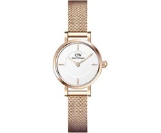 Moteriškas laikrodis DANIEL WELLINGTON Petite Mini Rose Gold Stainless Steel 19mm DW00100744 + BOX (zw523c)