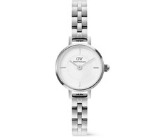 Laikrodis Daniel Wellington Petite Mini 19 Arch 3-Link Baltas Sidabrinis DW00100853