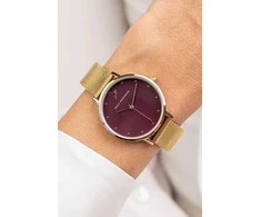 Laikrodis Emily Westwood Burgundy Glow Mesh EKK-3414