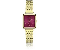 Laikrodis Emily Westwood Burgundiškas „Muse Gold“ EKM-5714GQ