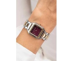 Laikrodis Emily Westwood Burgundiškas saulėlydis EKL-4214SGQ