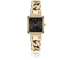 Laikrodis Emily Westwood Emy Gold Juodas Sunray EHD-5614GQ