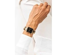Laikrodis Emily Westwood Emy Gold Juodas Sunray EHD-5614GQ