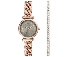 Laikrodis Fossil Dovanų rinkinys Carlie ES5378SET + apyrankė