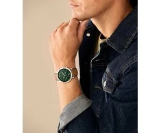 Laikrodis Fossil Neutra Chronograph Tan LiteHide™ FS5963