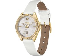 Hugo Boss Laikrodis BOSS 1502619. Kwarcowy, Kolor balta. Kobieta.