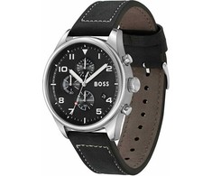 Hugo Boss Laikrodis BOSS 1513987. Kwarcowy, Kolor juoda. Mężczyzna.