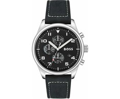 Hugo Boss Laikrodis BOSS 1513987. Kwarcowy, Kolor juoda. Mężczyzna.